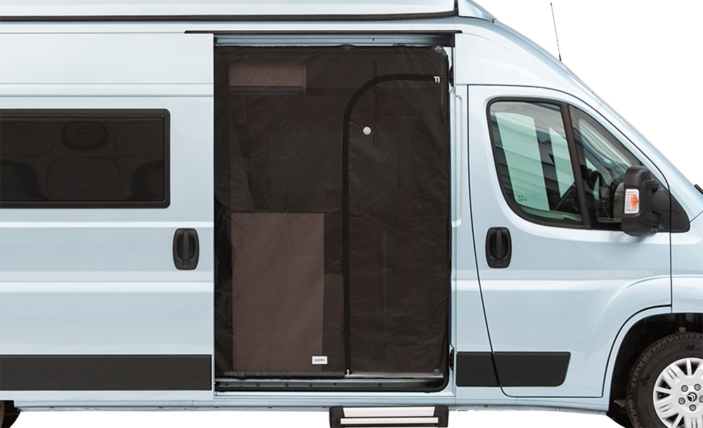 Insektgardin bakdør Mercedes-Benz Sprinter fra 2018 - Hindermann forfra
