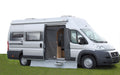 Insektgardin skyvedør Fiat Ducato fra 2007 polyester Hindermann montert