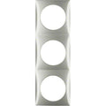 Integro trippel ramme rustfritt stål matt 178,5x59,5 mm Berker front