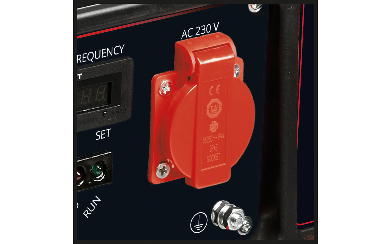 Inverter strømaggregat TC-IG 1100 bensin bakside
