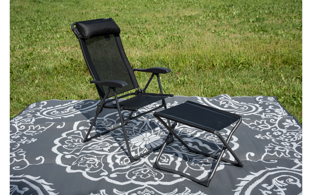 Iseo hodepute for solsenger og stoler 43 x 19 cm svart