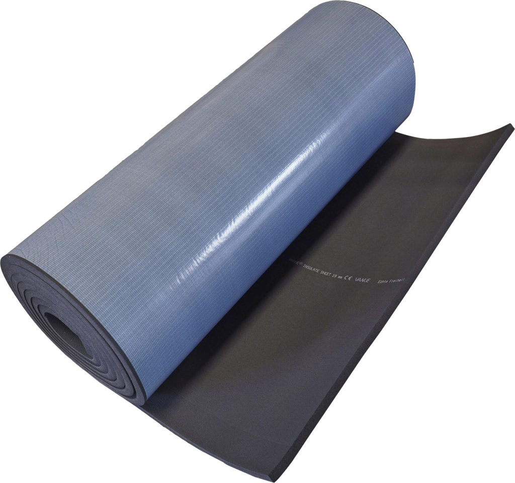 Isolasjonsplate Insulate selvklebende 6 mm gummi 5 m² - Vanue forfra