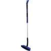 Isskrape med kost, teleskopbar 96-136 cm, aluminium montert på bil