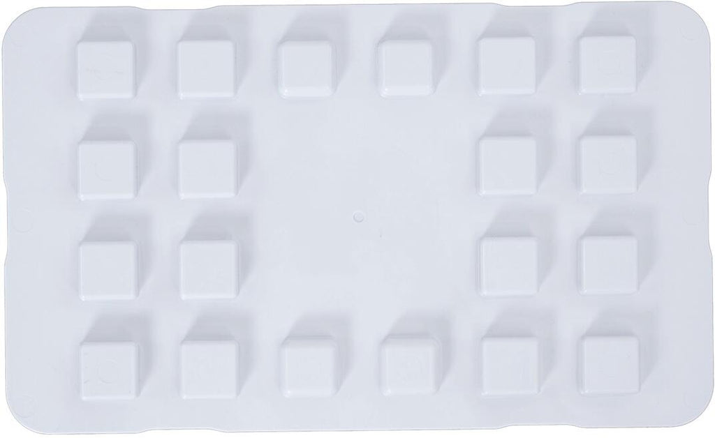 Isterningform for kjølebokser, plast 0,22 kg - EZA bakside