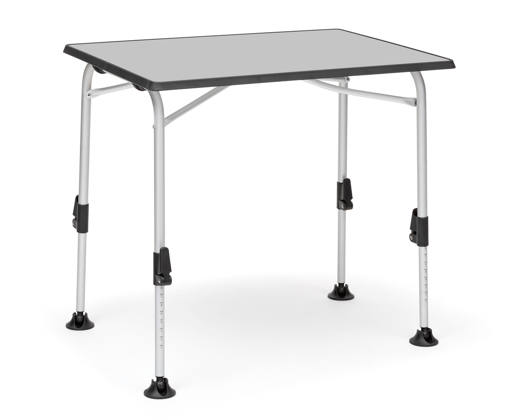 Ivalo 1 campingbord 80 x 60 cm høydejusterbart forfra