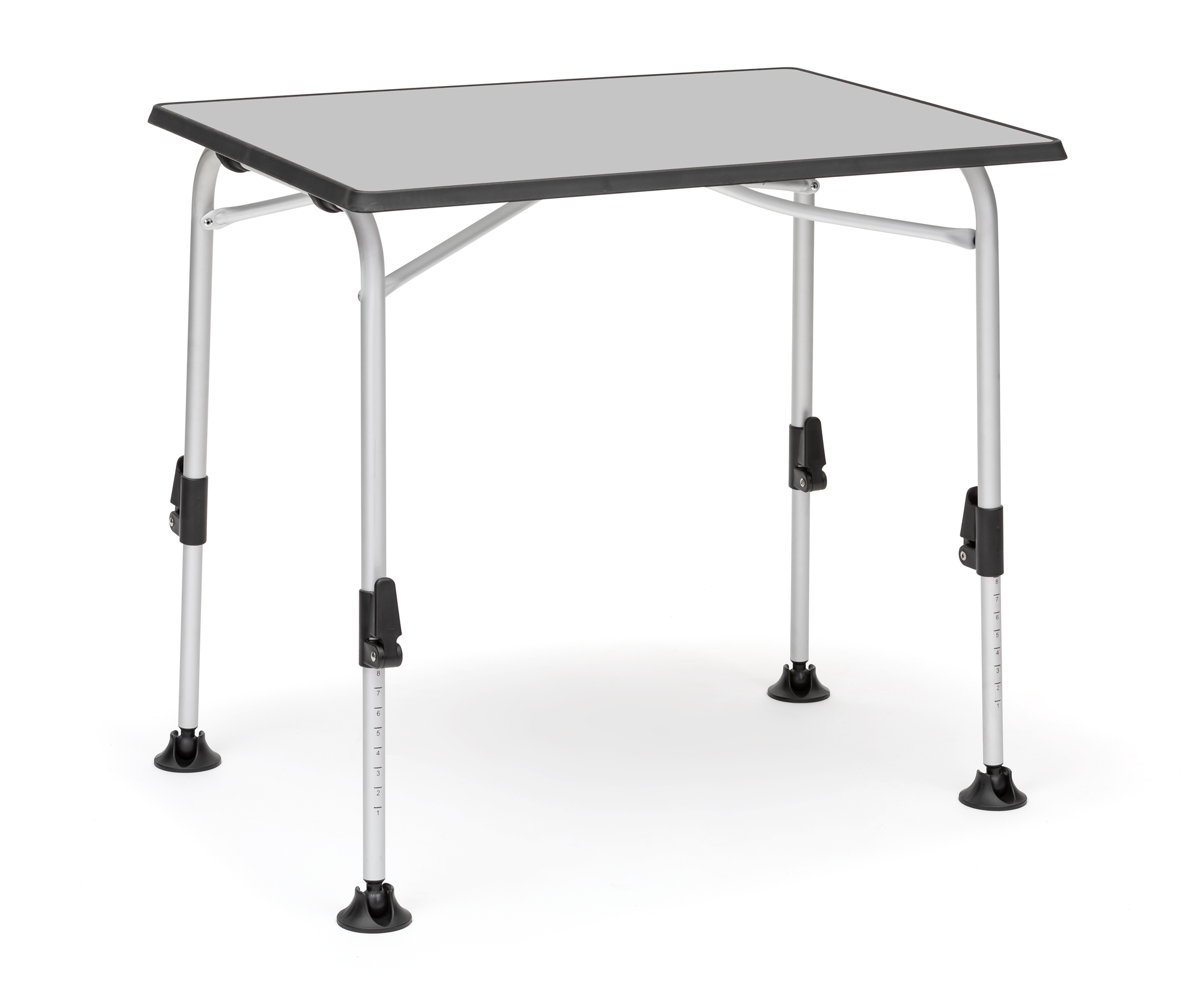 Ivalo 1 campingbord 80 x 60 cm høydejusterbart forfra