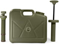 Jerrycan vannfilter 15 l med pumpe og membranfilter front