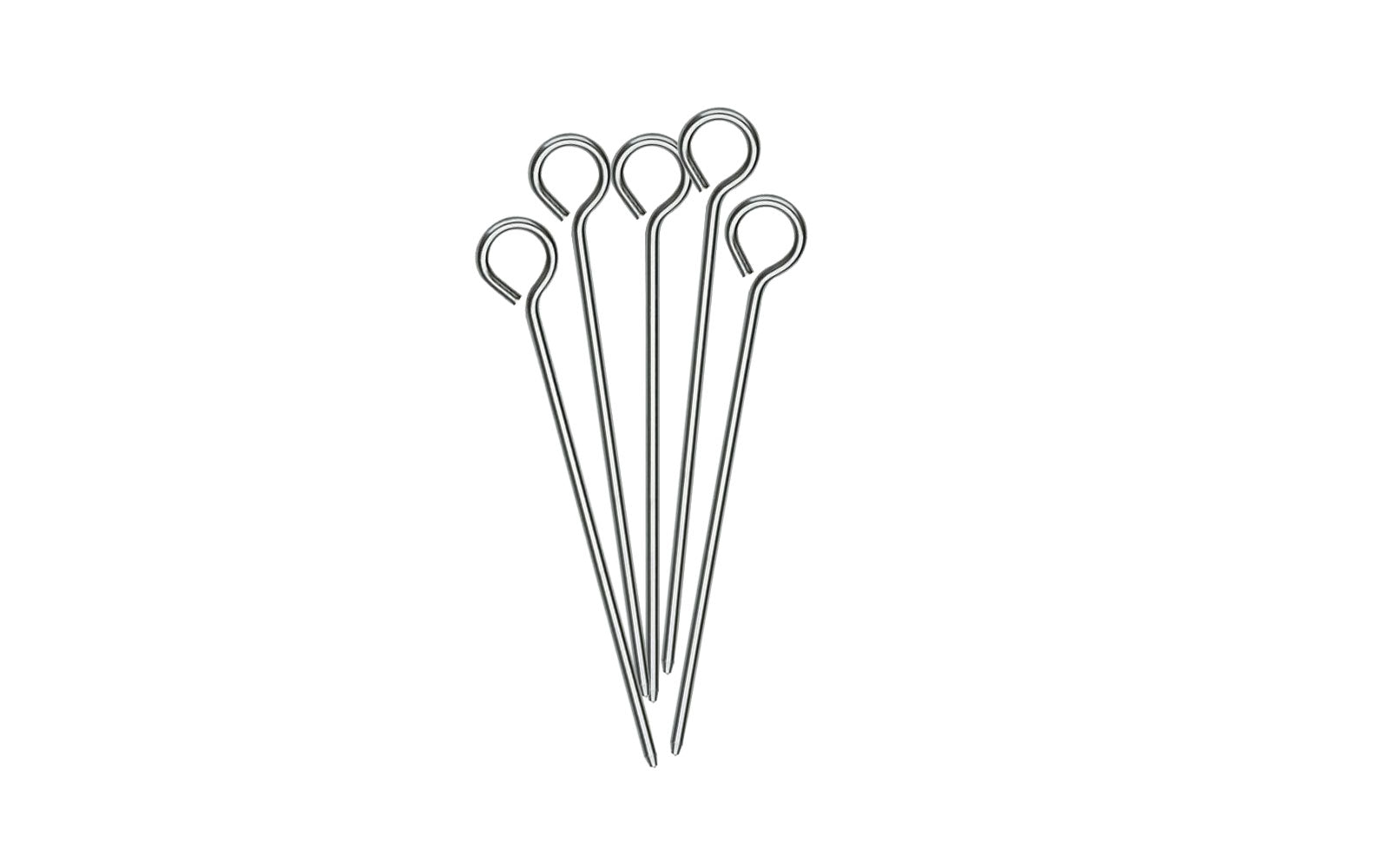 Jordspiker teltplugg 19 cm aluminium for hard grunn nærbilde