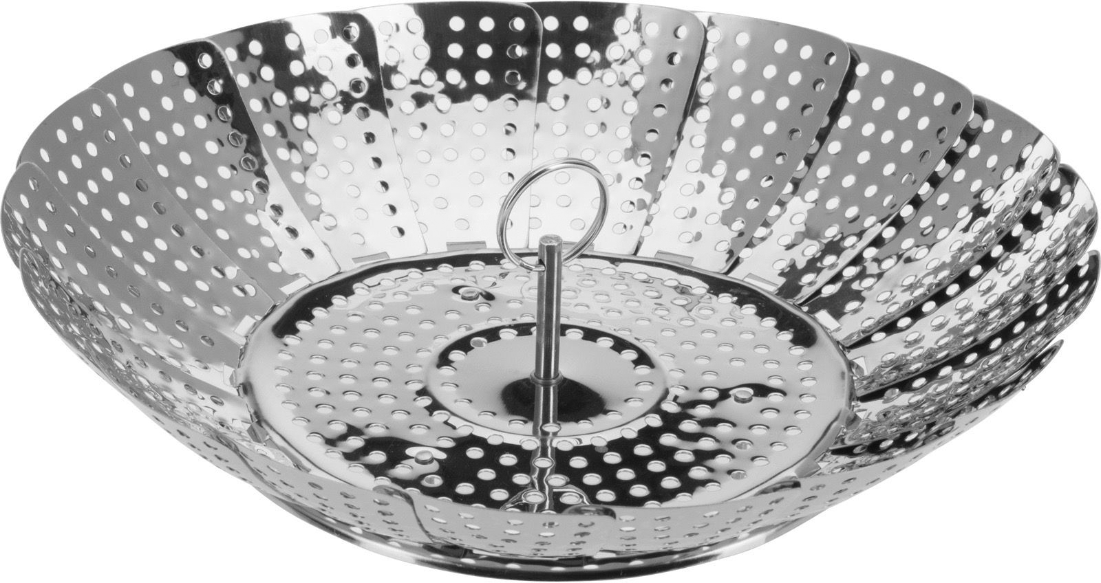 Justerbar dampinnsats i rustfritt stål for gryter 14 cm forfra