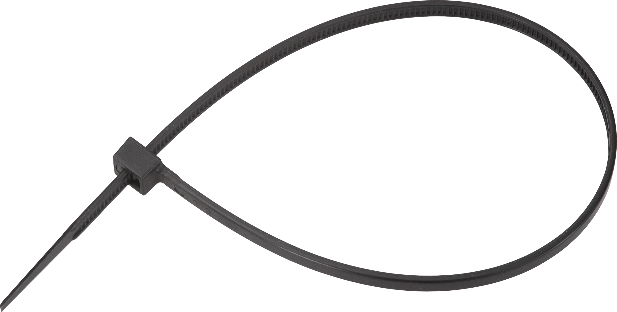 Kabelbindere med plasttunge 3,5 x 140 mm 10 stk SWG forfra
