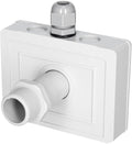 Kabelgjennomføring for tak og vegg 120x90mm - CBE Electronics forfra