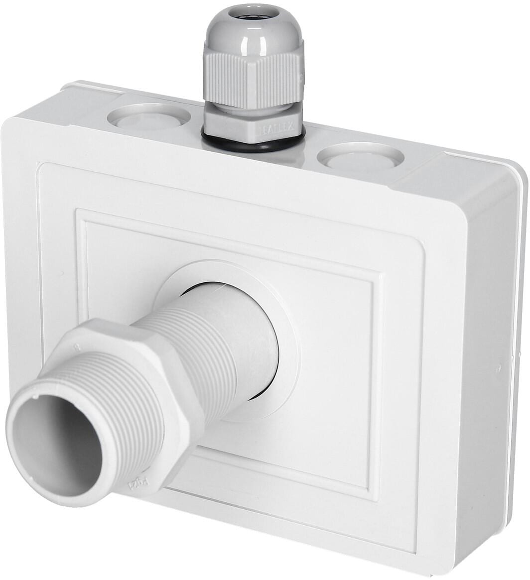 Kabelgjennomføring for tak og vegg 120x90mm - CBE Electronics forfra