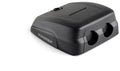 Kabelgjennomføring DS-HD10 dobbel IP68 2x6-10mm svart forfra