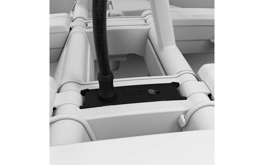 Kabellås High Grade Lock 150 cm for Epos og EasyFold 3 - Thule montert på sykkelstativ