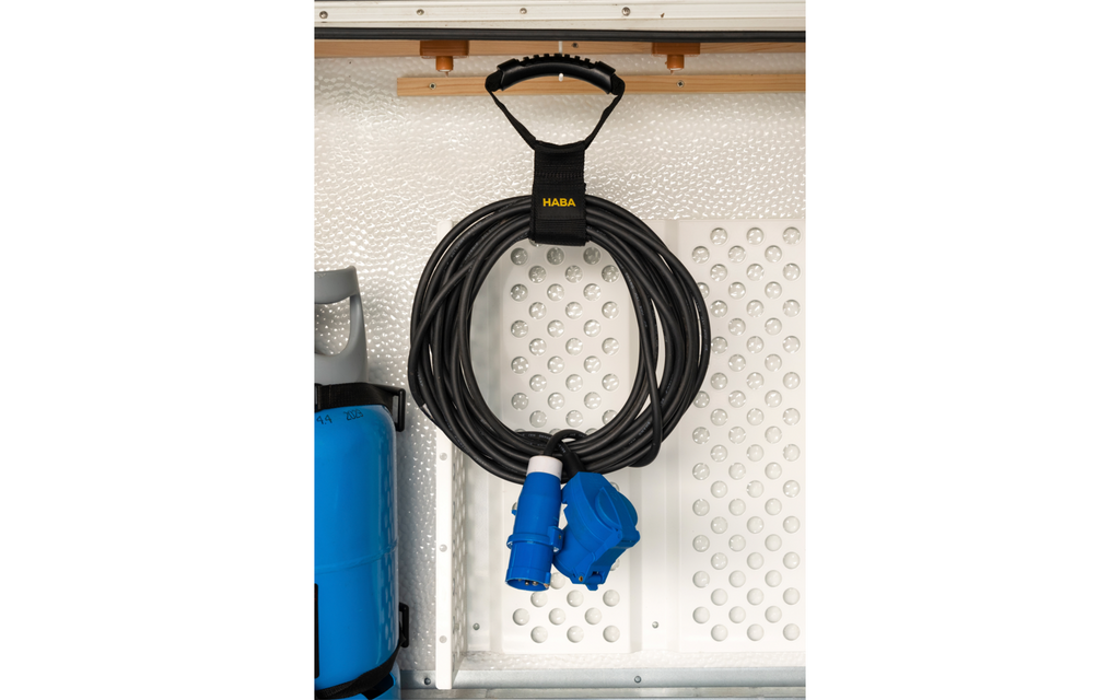 Detalj av kabelstropp med håndtak FlexiCord Grip opptil 50 kg