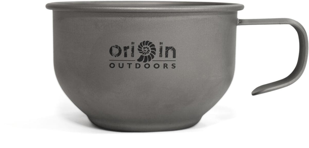 Kaffekopp i titan 180 ml 35,5 g Origin Outdoors forfra