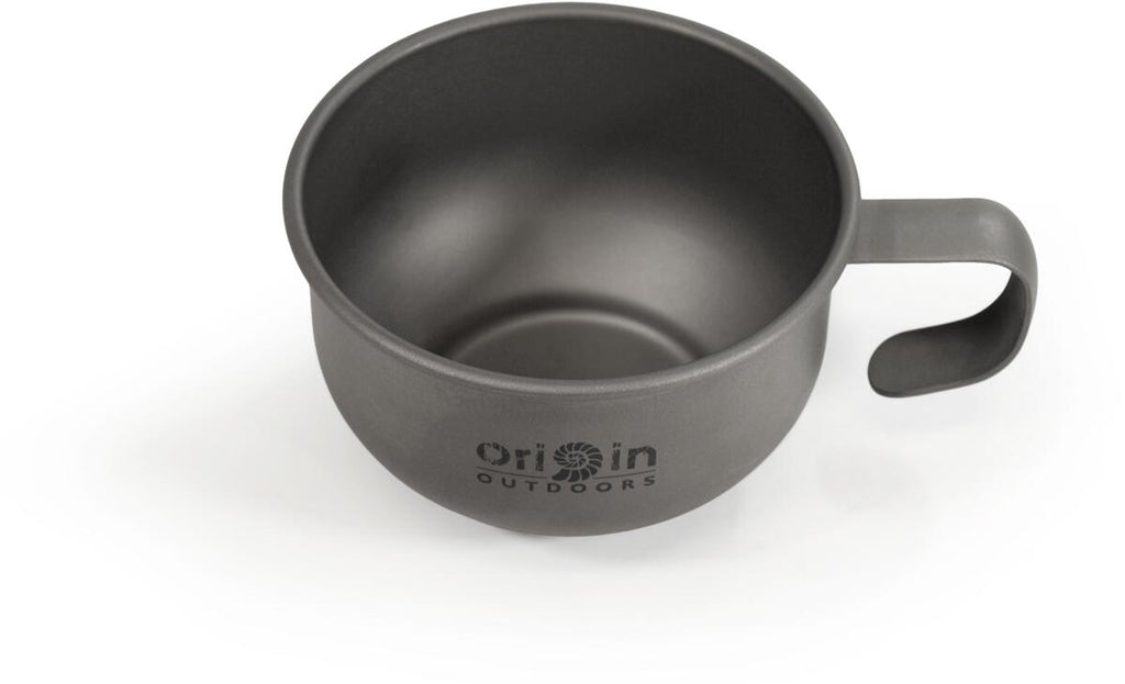 Kaffekopp i titan 180 ml 35,5 g Origin Outdoors nærbilde