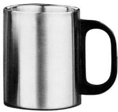 Kaffekopp rustfritt stål dobbeltvegget 300 ml - Camp4 for campingbruk