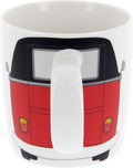 Kaffekopp T1 Bulli 370 ml rød/svart New Bone China forfra