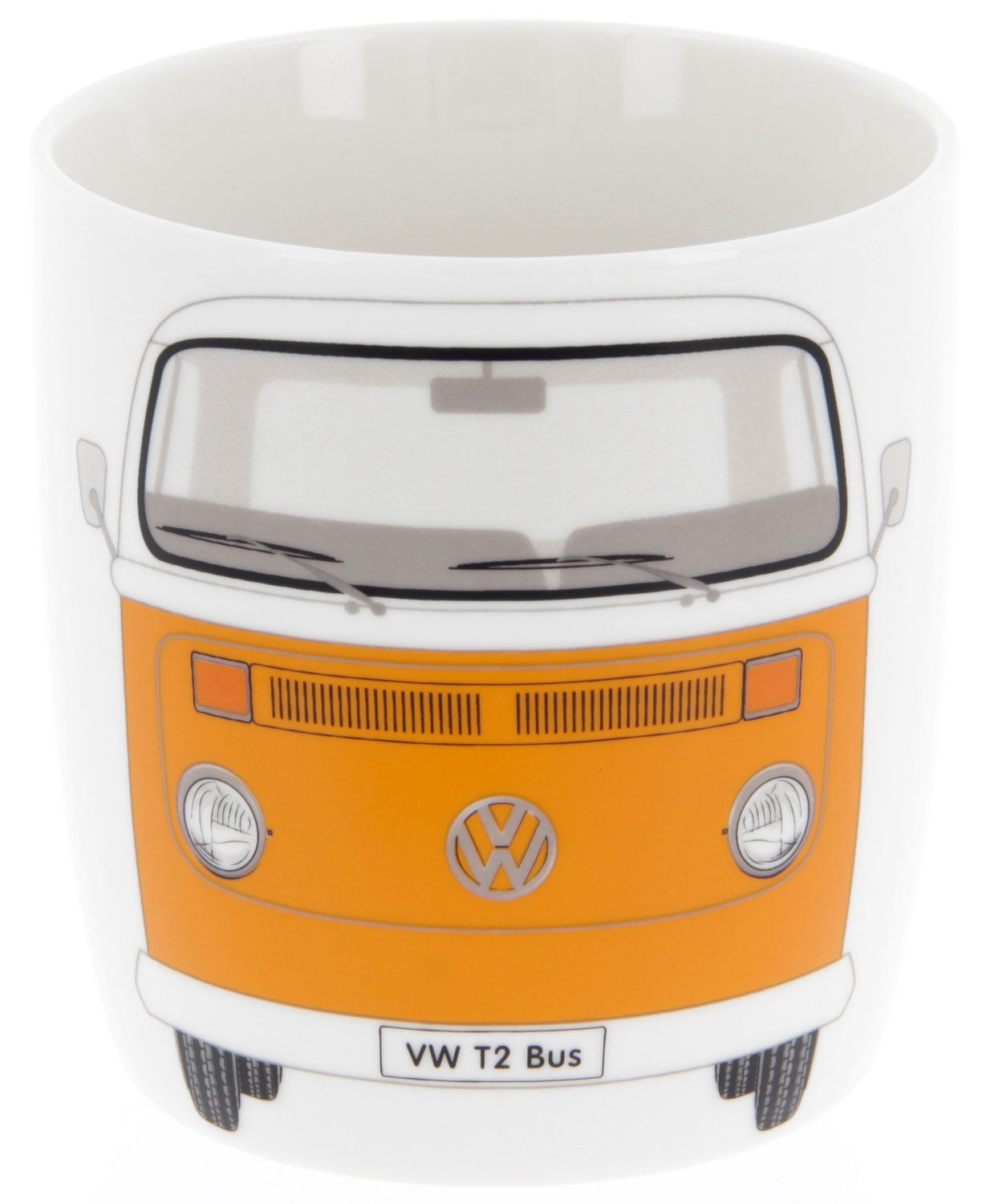 Kaffekopp VW T2 Bulli 370 ml New Bone China oransje forfra