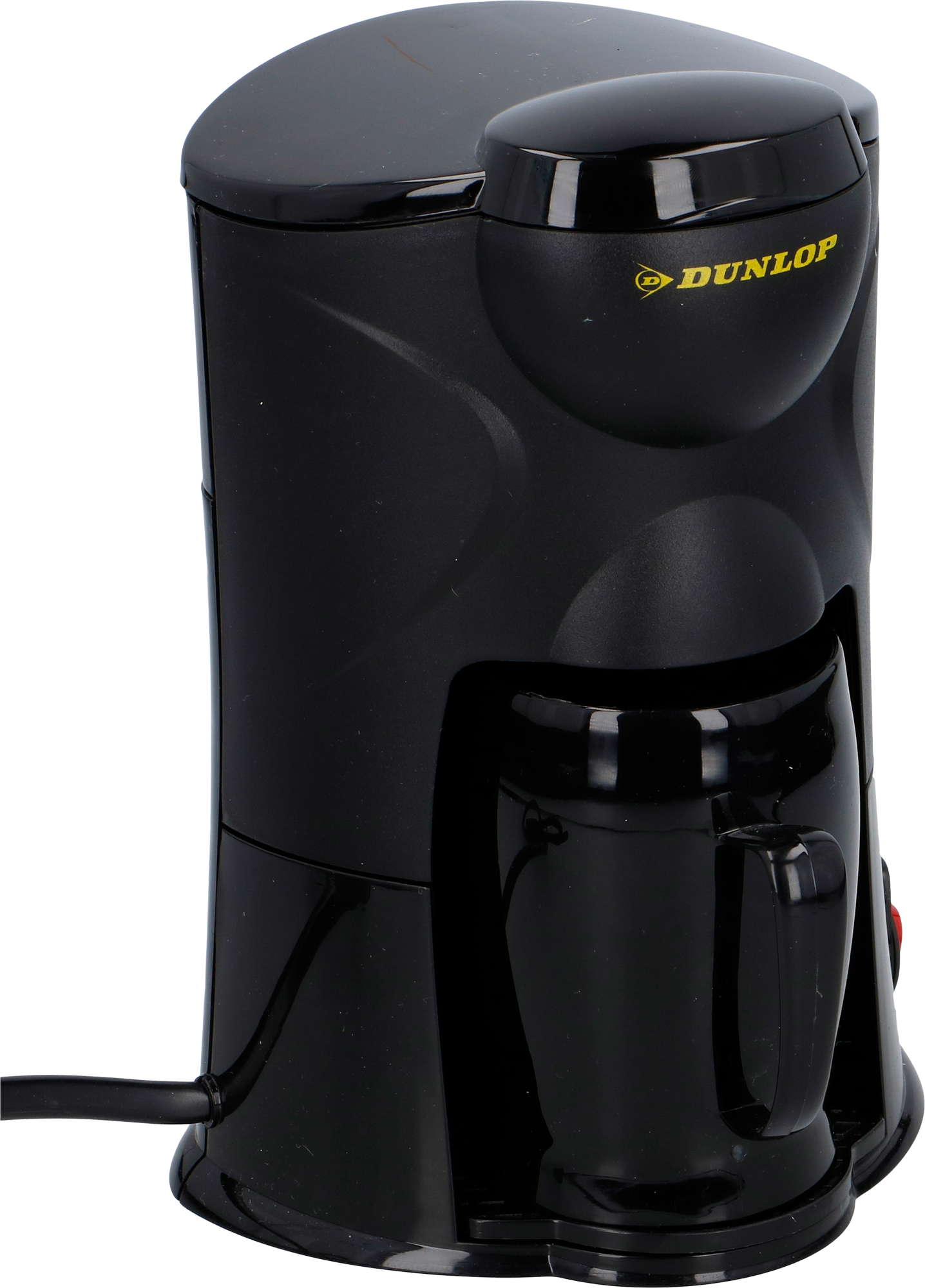 Kaffemaskin 12V med sigarettenneruttak svart - Dunlop for bobilbruk