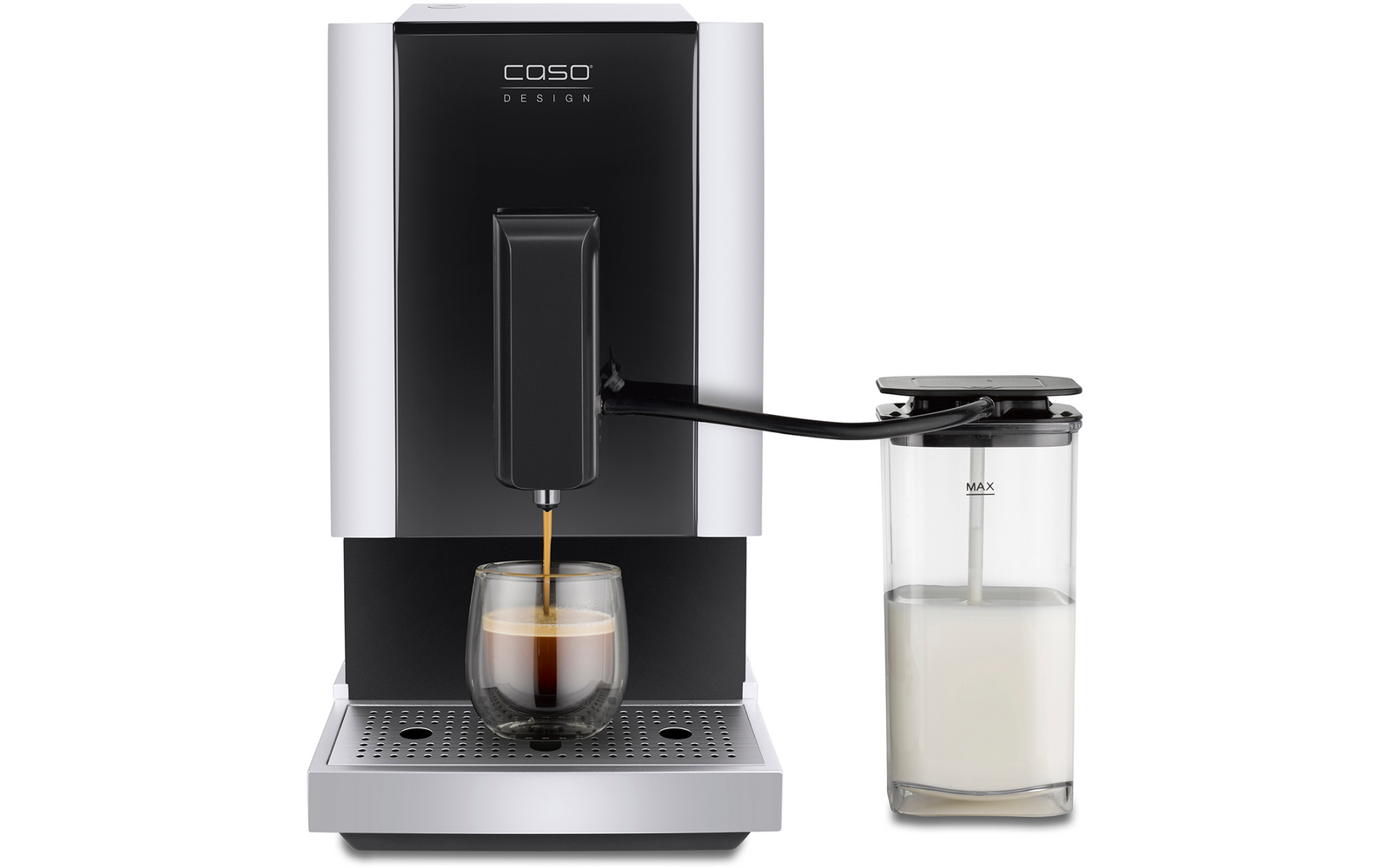 Baksiden av Kaffemaskin Café Crema Touch med melkesystem 19 bar - CASO