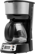 Kaffemaskin CM 1284 svart 750 ml med timer forfra