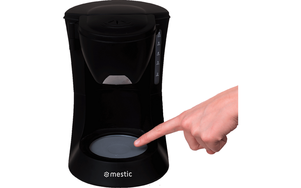 Nærbilde av bryggeenhet på Kaffemaskin MK-80 10 kopper 230V 680W 1,2 l