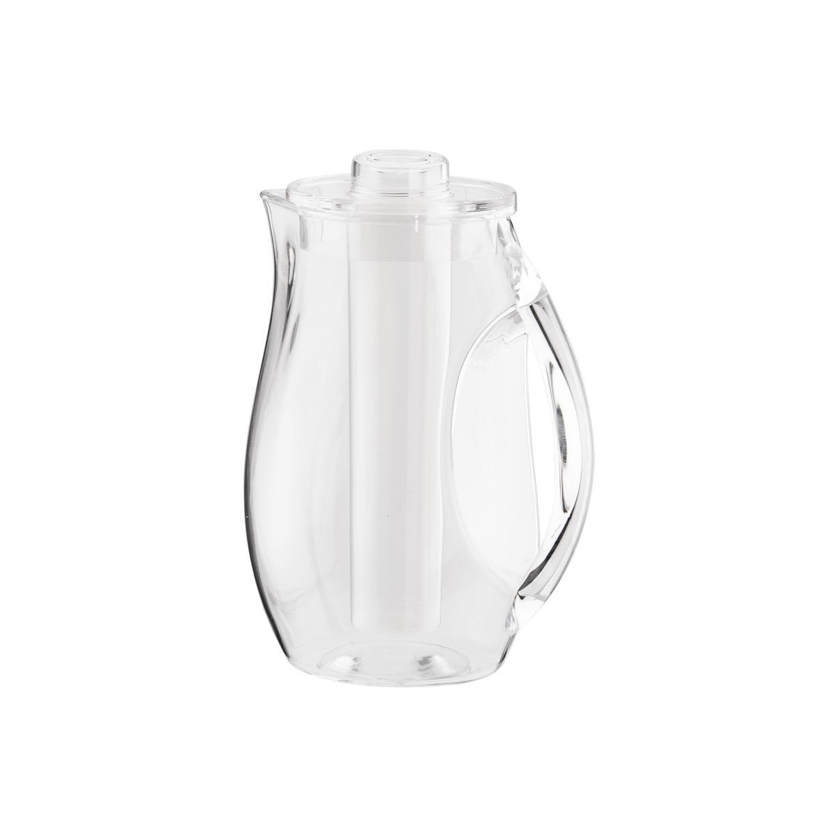 Kanne med iskjølerør 2,8 l i akryl 13x19 cm APS forfra