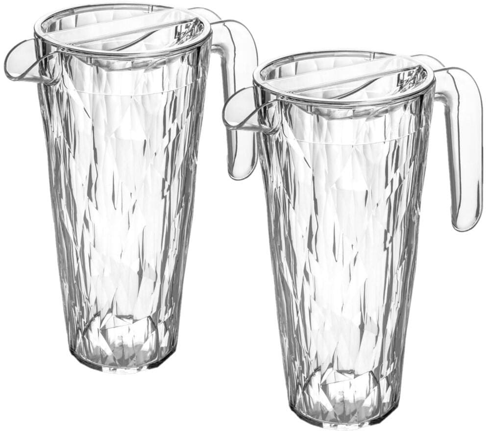 Karaffel Club 1,5 l stabelbar med lokk sett forfra