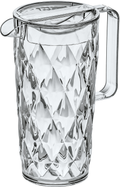 Karaffel Crystal 1,6 l med lokk facettert design fra Koziol