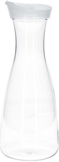 Karaffel med skrulokk i akryl, 1 liter, 26,5 cm forfra