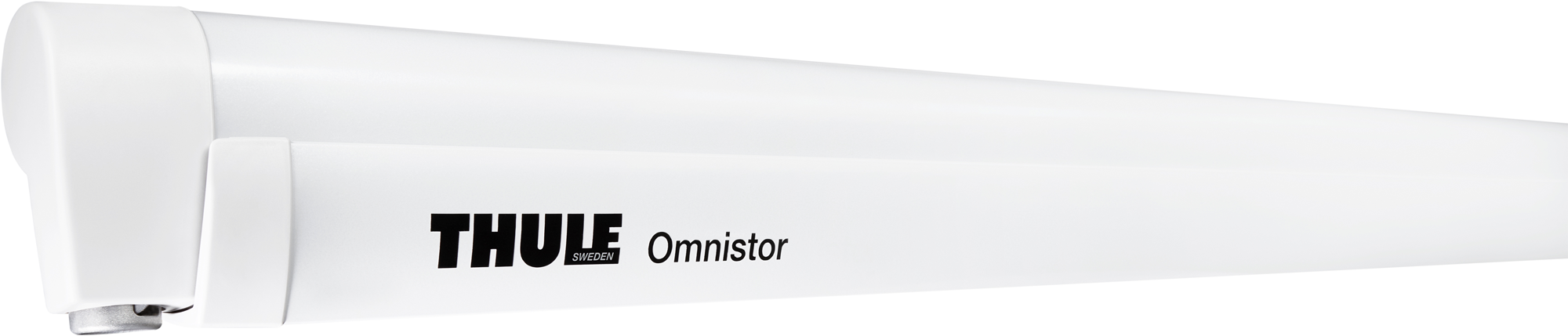 Kassettemarkise Omnistor 5102 for VW T5/T6 Light Grey forfra