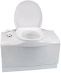 Kassettoalett C403-L elektrisk venstre hvit 19,3 l forfra