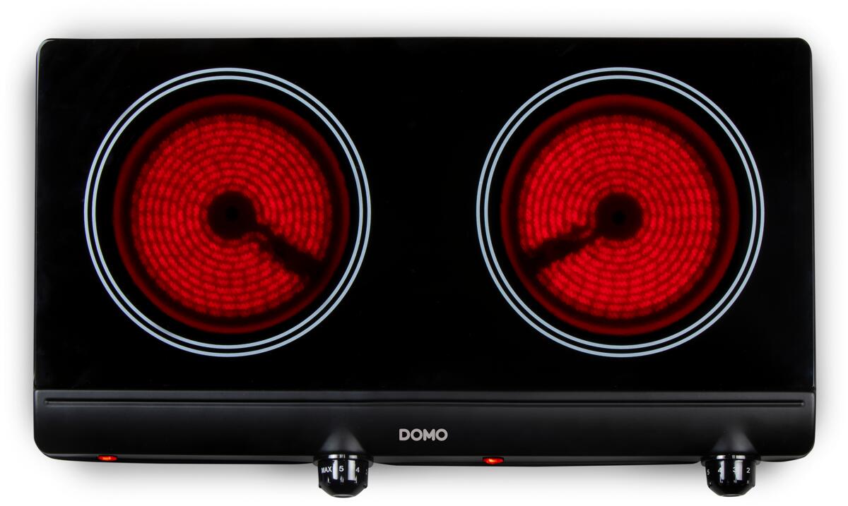 Keramisk kokeplate ECO 2 soner 2500W infrarød 50,5 cm sideprofil