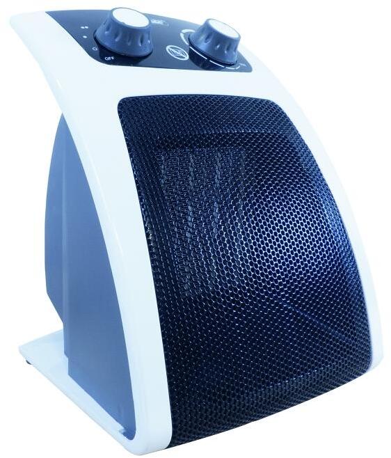 Keramisk varmeovn 230V 1,3 kg for camping - Vechline nærbilde av kontrollpanel