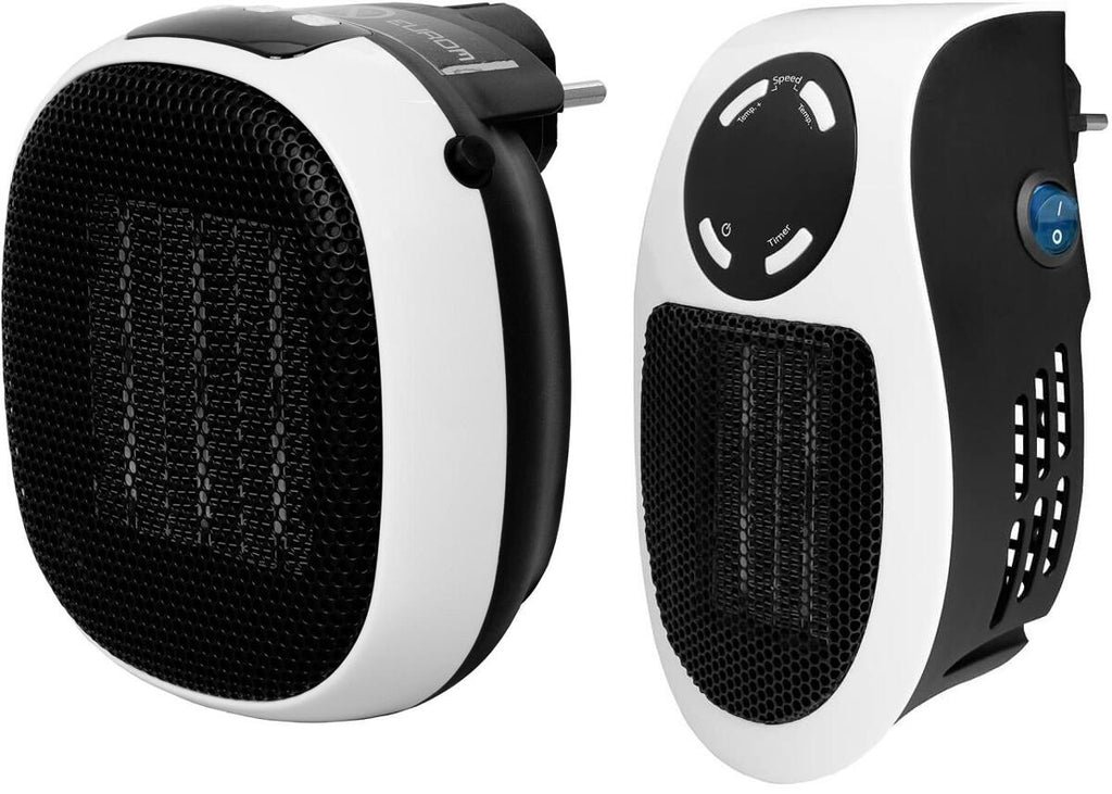 Keramisk varmeovn Heat Plug-In med timer forfra