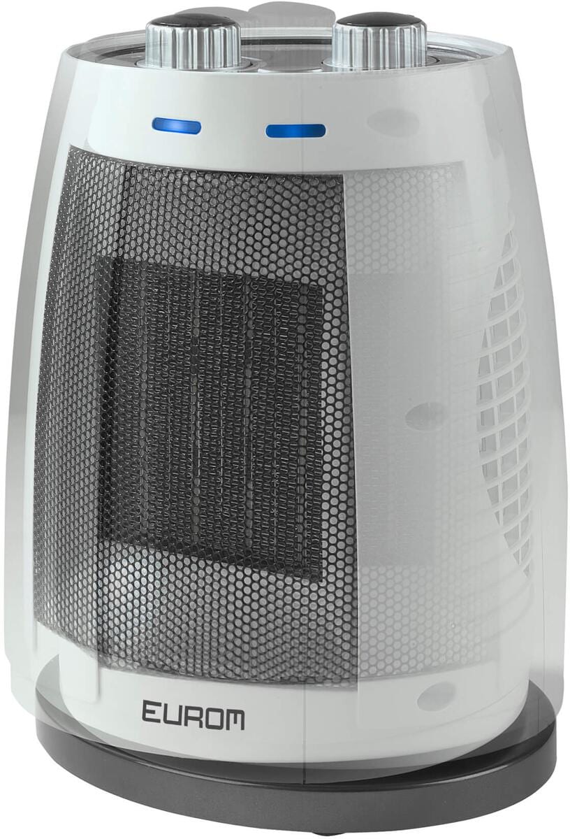 Keramisk varmeovn Safe-T-Heater 1500 bakside