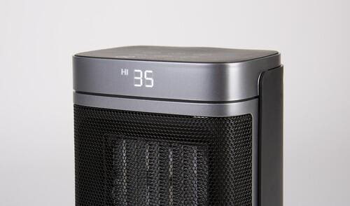 Keramisk varmevifte Andro 230V 1500W med fjernkontroll bakside