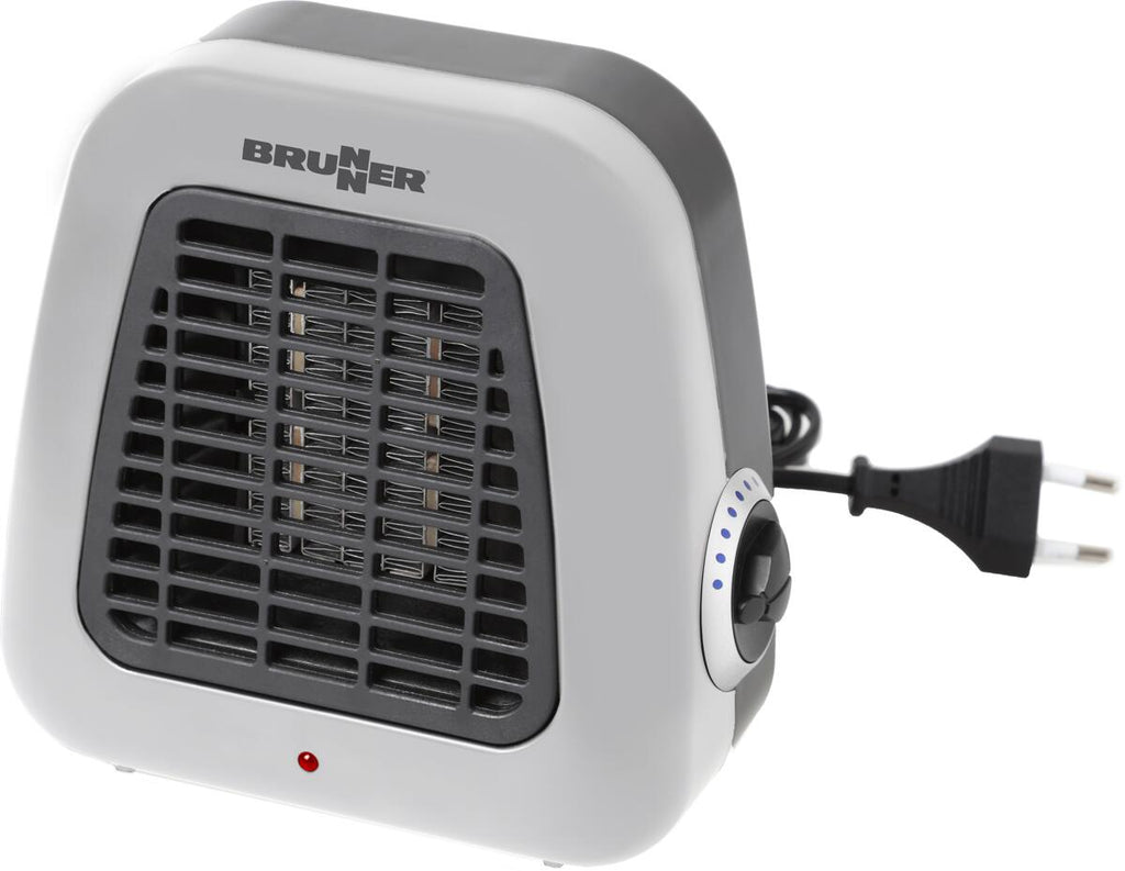 Keramisk varmevifte Kero 230V 500W med termostat forfra