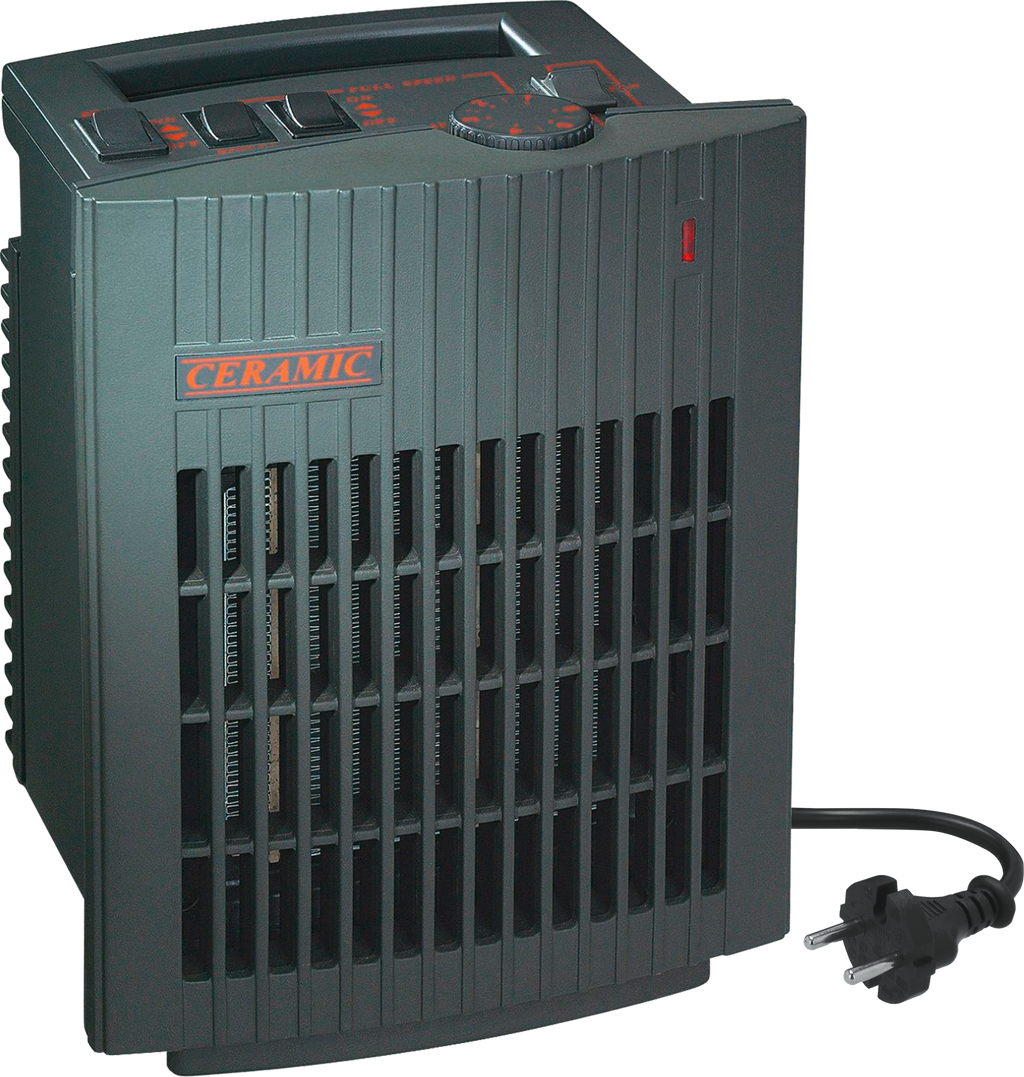 Keramisk varmevifte Plus 440/1500W 230V for campingkjoretoy forfra