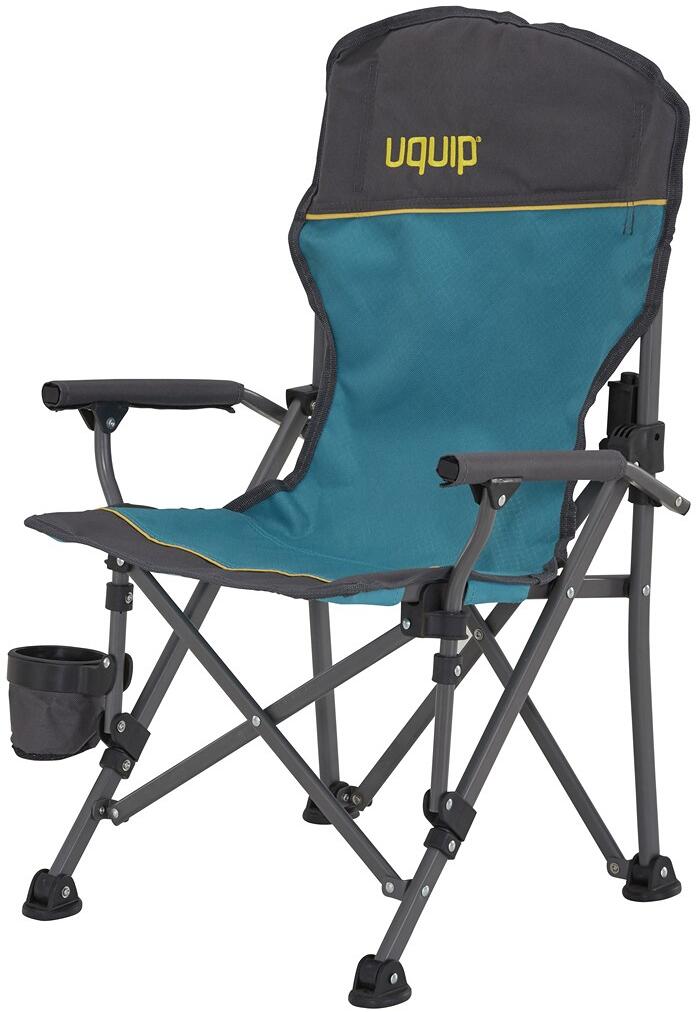 Kirby klappstol for barn petrol grey forfra