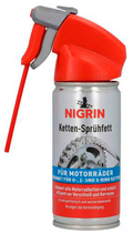 Kjedespray hvit for motorsykkelkjeder 100 ml - Nigrin forfra
