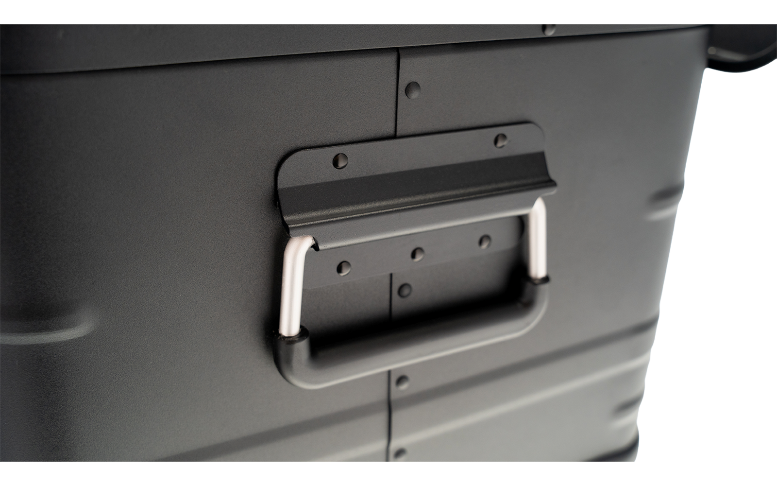 Kjøkkenboks Santiago med separat sidebord i aluminium - Camplife sidebord justering