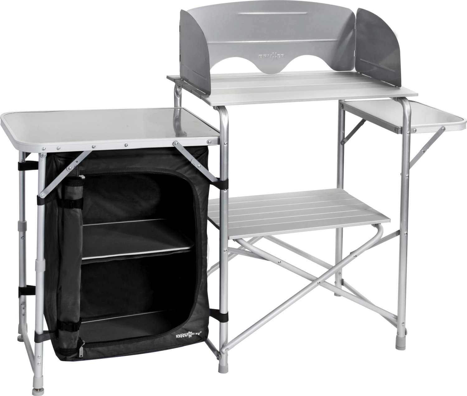 Kjøkkenboks Snack Easy 141x50 cm med oppbevaringsskap fra Brunner