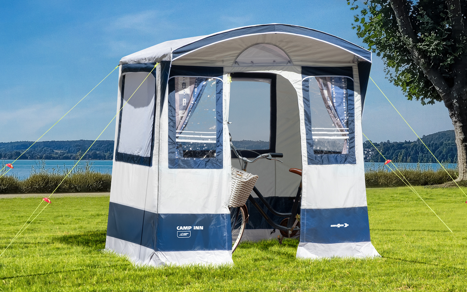 Kjøkkentelt Camp Inn 220x160 cm med stålstenger lukket