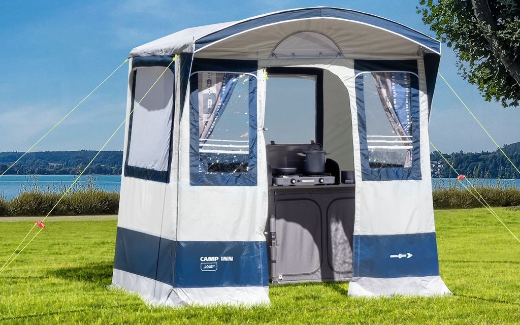 Kjøkkentelt Camp Inn 220x160 cm med stålstenger pakkstørrelse