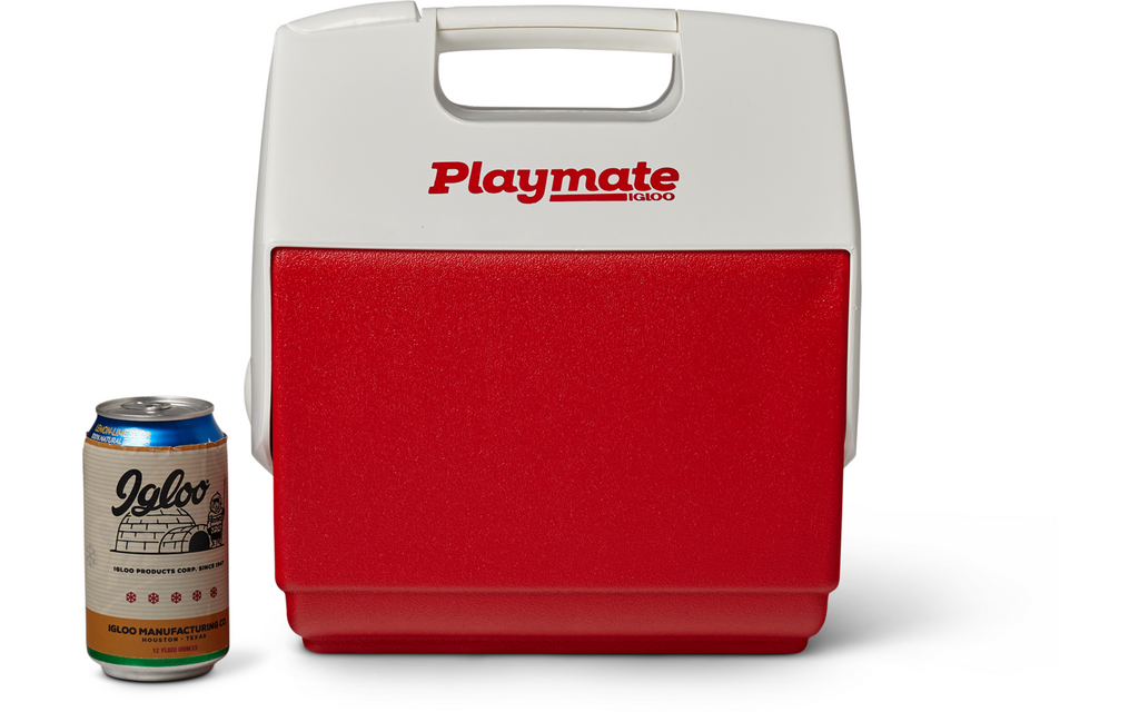 Kjøleboks Playmate Pal 7 passiv 6 liter red star sett ovenfra