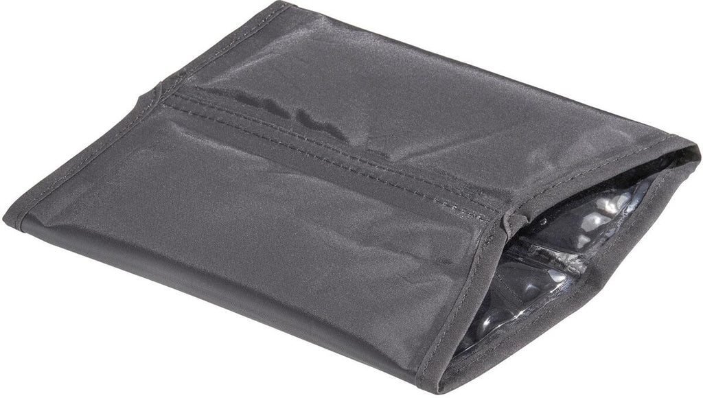 Kjølemansjett for champagneflasker svart 18 cm forfra