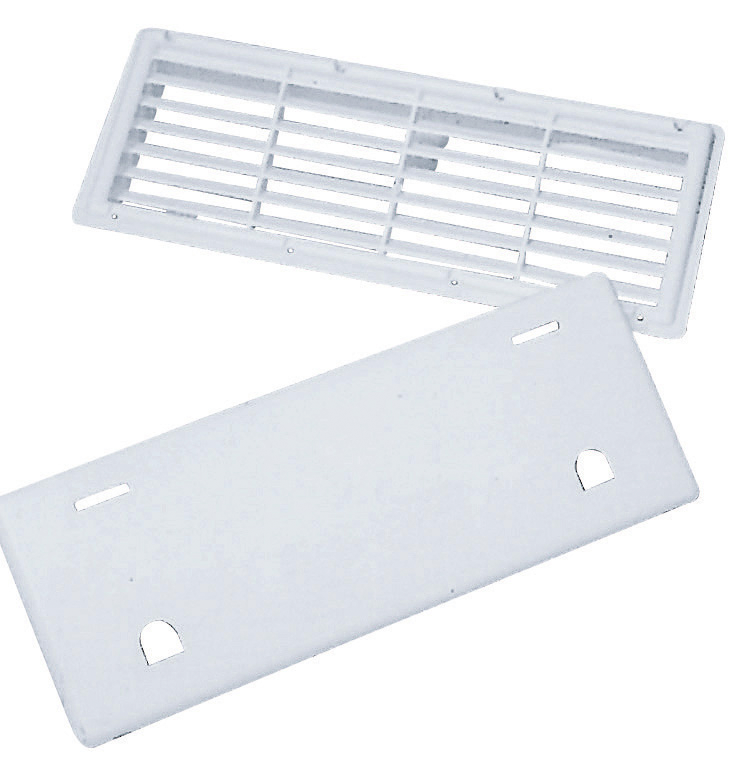 Kjøleskapventilasjon i kunststoff 34 x 11,5 cm - MPK for bedre kjøleeffekt